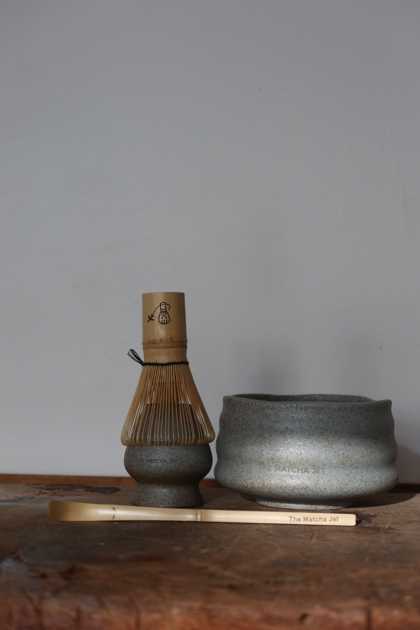 Bowl and whisk holder